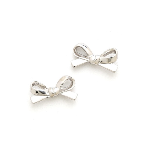 kate spade Jewelry - Kate spade New York Silver Bow Stud Earrings